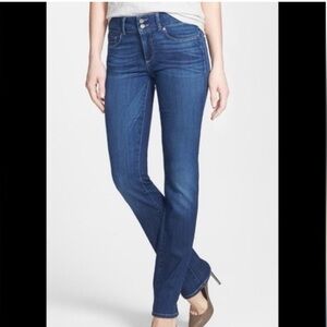 PAIGE Hidden Hills Straight Jeans EUC